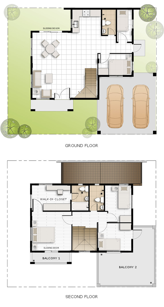 Greta Floor Plan House and Lot in Bicol
