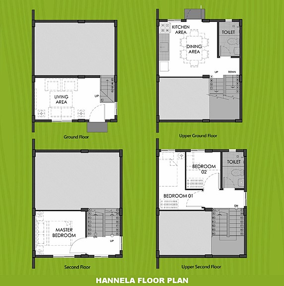 Hannela Floor Plan House and Lot in Bicol